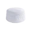 1Pc Men Worship Daily Wear Polyester Soft Muslim Breathable Prayer Hat Religious Flat Top