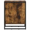 Nightstand Smoked Oak 39.5 X 30 X 50 Cm Particleboard
