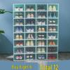 Foldable Transparent Shoe Box - Space-Saving, Dustproof & Moisture-Proof Storage Solution