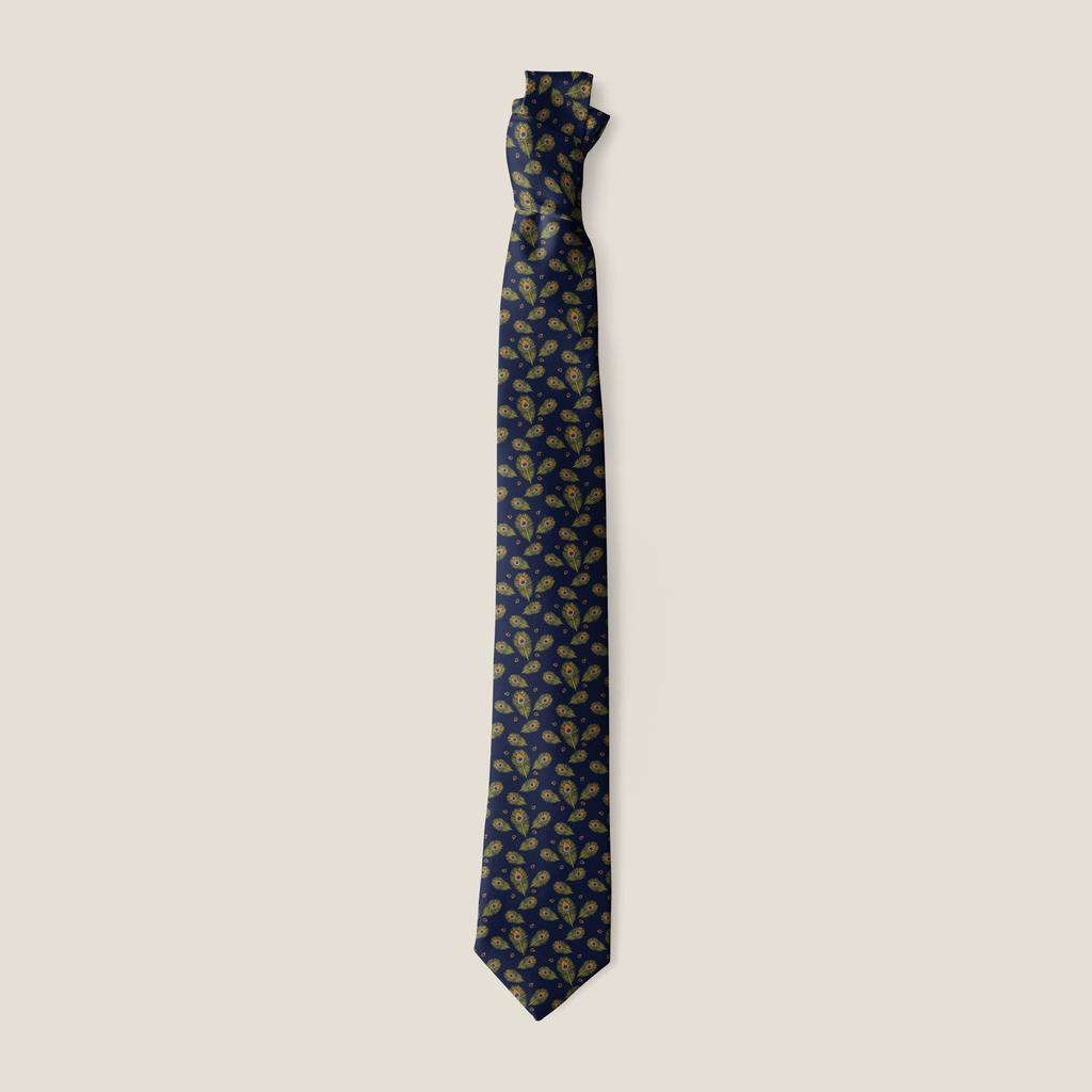 2024 Spring Original 8Cm Printed Tie Vintage Ins Men'S And Women'S Wide Edition Vintage Casual Animal Tie