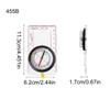 Orientation Compasses, Hiking Navigation Map Scale Ruler Compasses, Multifunctional Magnifier Compasses for Map Reading
