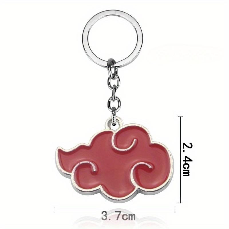 1PC Animation Red Cloud Key Chain - Men's Key Chain Pendant Accessories Gift