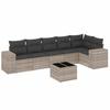 VidaXL Garden Lounge Set with Cushions 7 Pcs, Patio Sofas, Patio Furniture Set, Outdoor Furniture, Grey 3254939