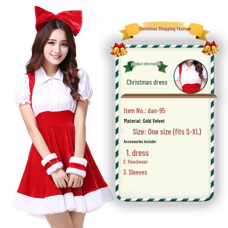 2023 Weihnachtsmann Weihnachtskostüm und Cosplay-Outfit-Set