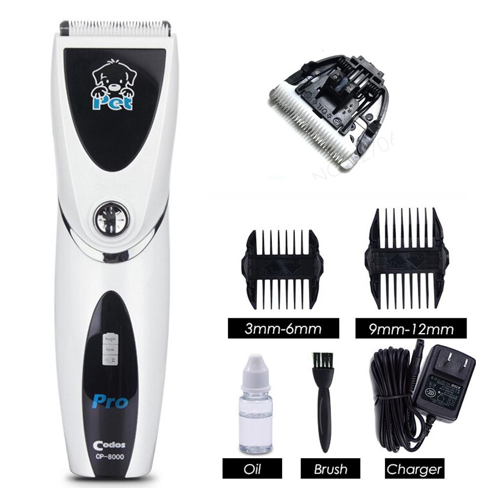 Codos CP8000 Profional Cat Dog H Trimmer Electric Mower Pet H Clipper Rechargeable Pets Groomg Shaver Hcut He