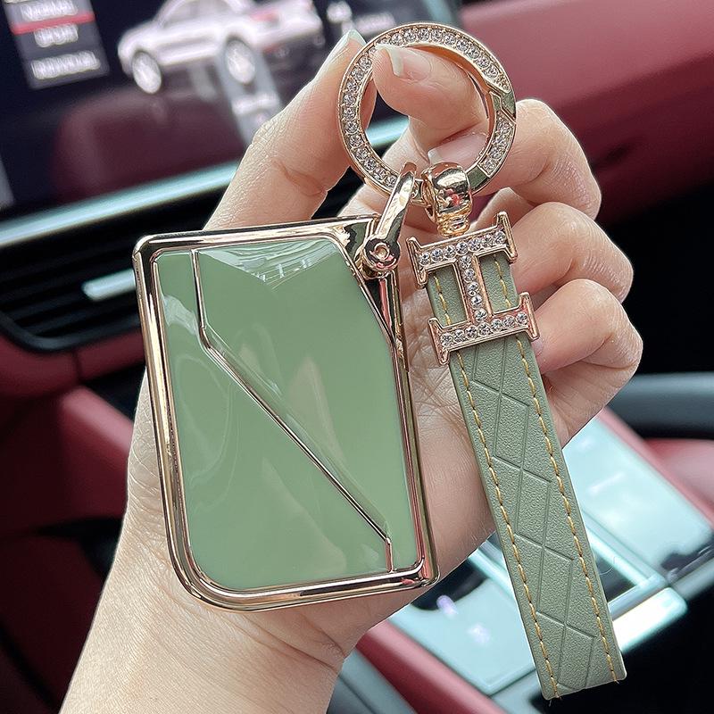 Lynk & Co Key Case: 2022 Limited Edition - Fits 06, 03, 01, 02 Hatchback Models, Stylish Buckle Design for Women.