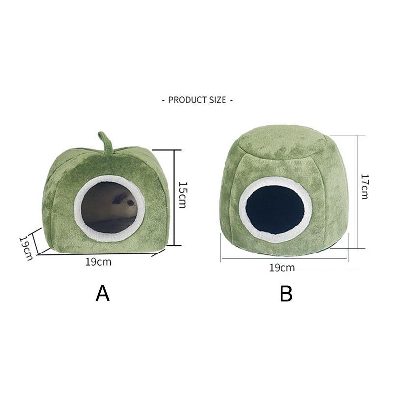 Cama para porquinho da índia - Acessórios para gaiolas laváveis, esconderijo para pequenos animais para chinchilas, hamsters e ouriços