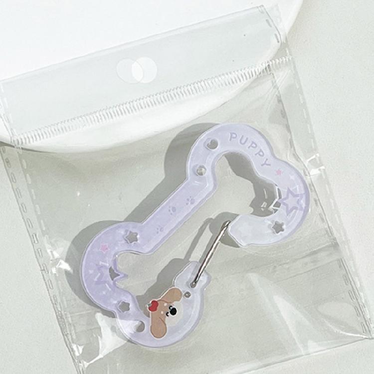 Künstlerischer Hohler Knochen Schlüsselanhänger für Mädchen Mode Schmuck Organizer Robustes Acrylmaterial Kundenspezifische Farboptionen