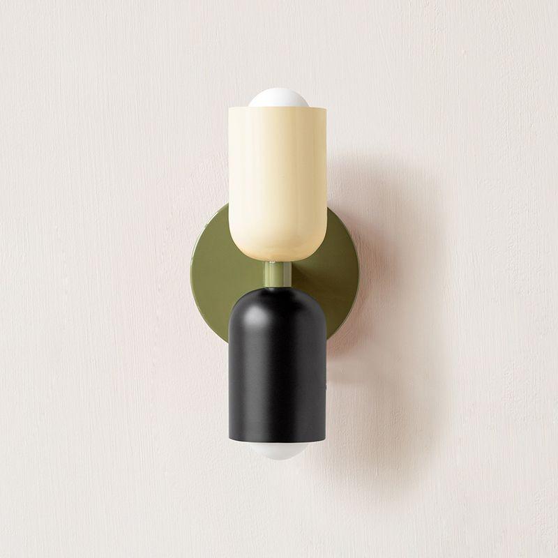 French Nordic Cream Double Head Wall Lamp for Bedroom & Dining Room