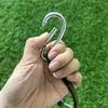 2pcs Heavy-Duty Elastic Rope with Carabiner Hooks, Flexible and Durable 12-Inch Lanyard for Baggage, Cargo