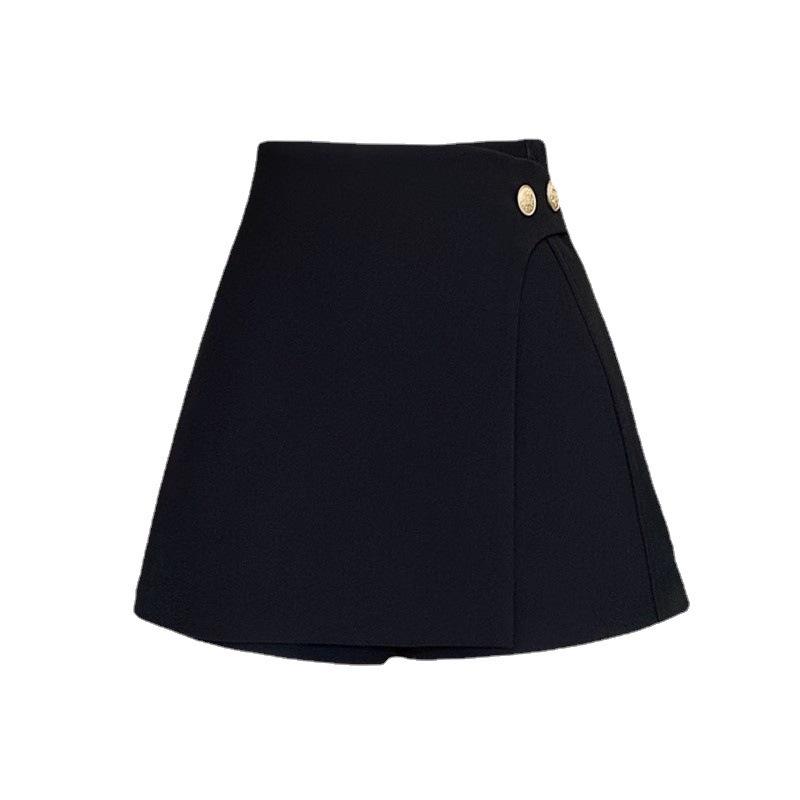 Petite Women's High-Waist Bootcut A-Line Skirt Shorts - Spring Collection