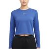 Nike Sportlich-legeres einfarbiges Langarm-T-Shirt für Damen Oberteile HF5323-460