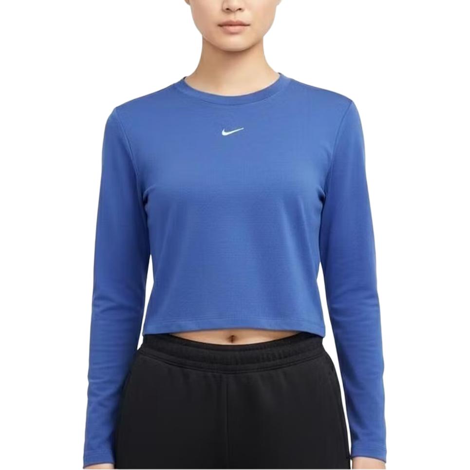 Nike Sportlich-legeres einfarbiges Langarm-T-Shirt für Damen Oberteile HF5323-460