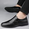 Luxury Autumn Winter Texture Simple Men's Comfortable Non-slip Men's Advanced Leisure Business Office Soft Driving Loafer Shoes