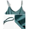 Smooth Suspender Solid Color Base Shirt Glossy Sling Pure Color Base Shirt