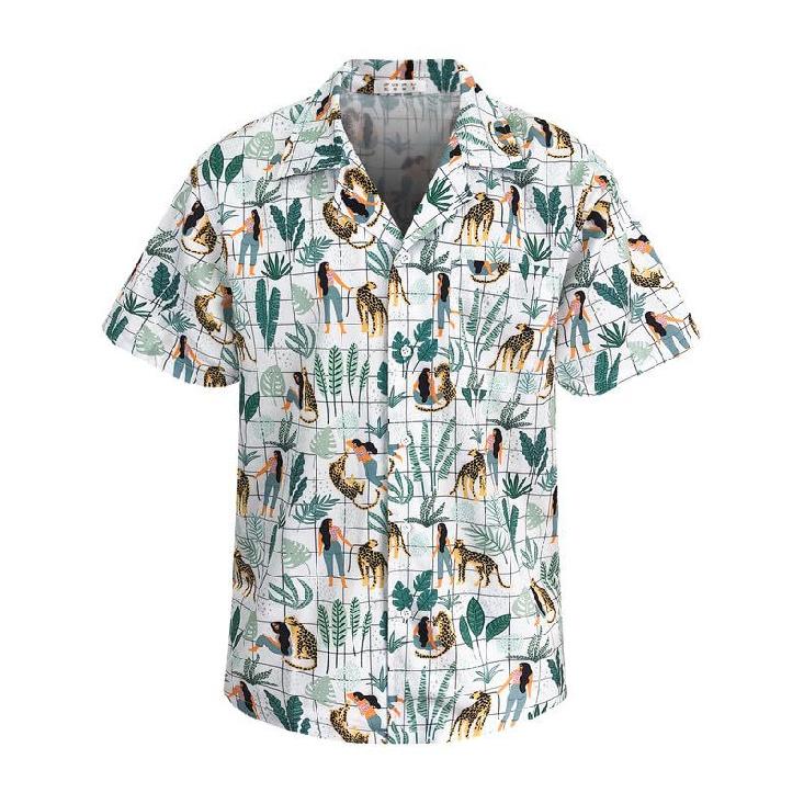 2026 Retro Men's Short-sleeve Shirt, Loose-fitting Vacation Style Hawaiian Shirt