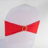 10 Pcs Chair Sashes Stretchy Chair Back Bands Chair Ties Bows with Buckle Slider for Wedding Party Hotels Banquet Decoration