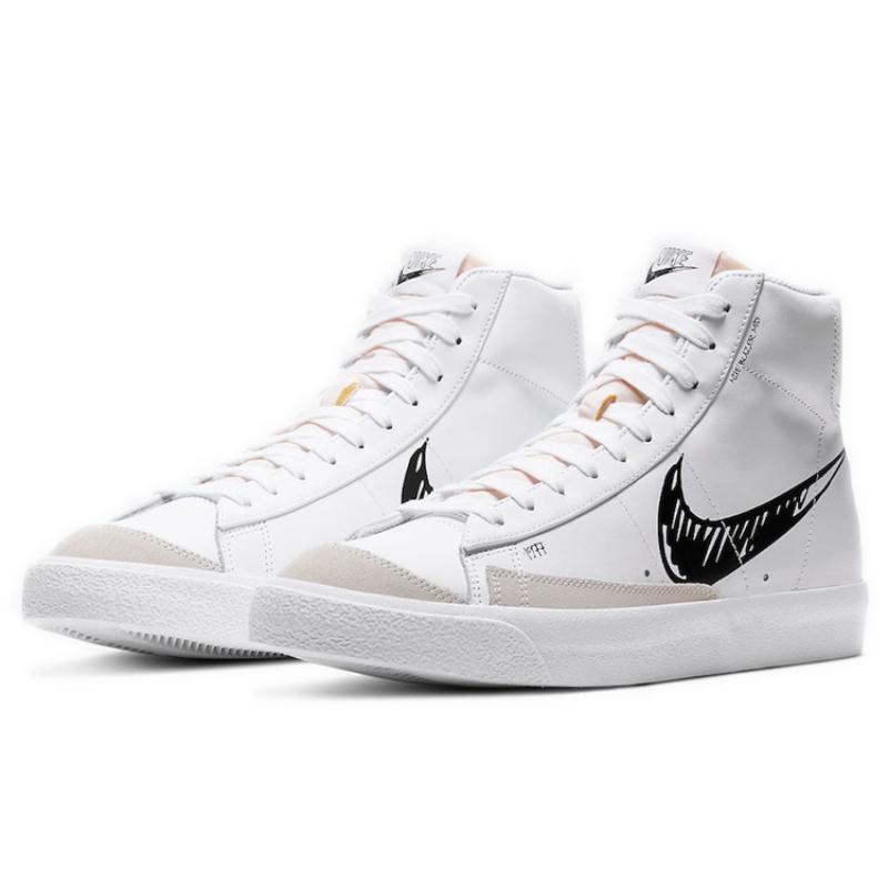 Nike Blazer Mid 77 Sketch - Black Sneakers Skateboard Shoes CW7580-101
