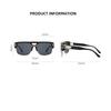 Double Beam Steampunk Sunglasses Men New Large Frame Retro UV Resistant Glasses Outdoor Driving Sun Protection Goggles
