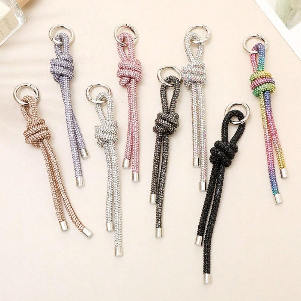 Premium Sense Diamond Chain Pendant Mobile Phone Case Keychain Pendant Accessories Rhinestone Chain Bag Mobile Phone Decorative Lanyard