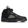 Air Jordan 5 Retro GORE-TEX Off-Noir Women Sneakers Black Fire-Red Muslin DR0092-001