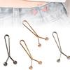 12PCS Exquisite Invisible Metal Waist Clips Alloy No Trace Detachable Pants Clips Detachable Buckle DIY Sewing Hooks