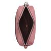 Coach JamieCamera 22 Maxi Silver Metal Hardware Coated Canvas Crossbody Bag Small Women’s Dark Pink