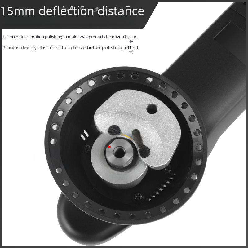 220V Dual-Action Car Polish & Wax Machine with Eccentric Vibration