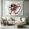 One Piece Brooke Wall Tapestry Aesthetic Wall Hanging Printed Fabric Blanket Decorative Tapestries For Bedroom Living Room Home Decor