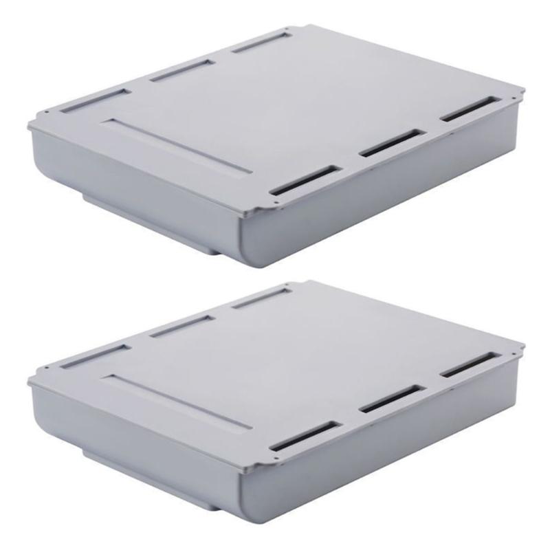 Space Saving Adhesive Mounted Organizers Drawer Under Table Surfaces For Mess Release Workspaces