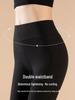 Plus Size Women's Thermal Fleece High-Waist Seamless Pants for Autumn/Winter