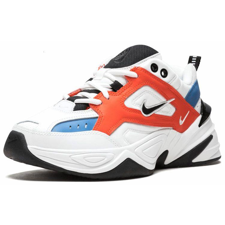 Nike M2K Tekno Team Orange Women Sneakers White Summit-White Black-Team-Orange AO3108-101