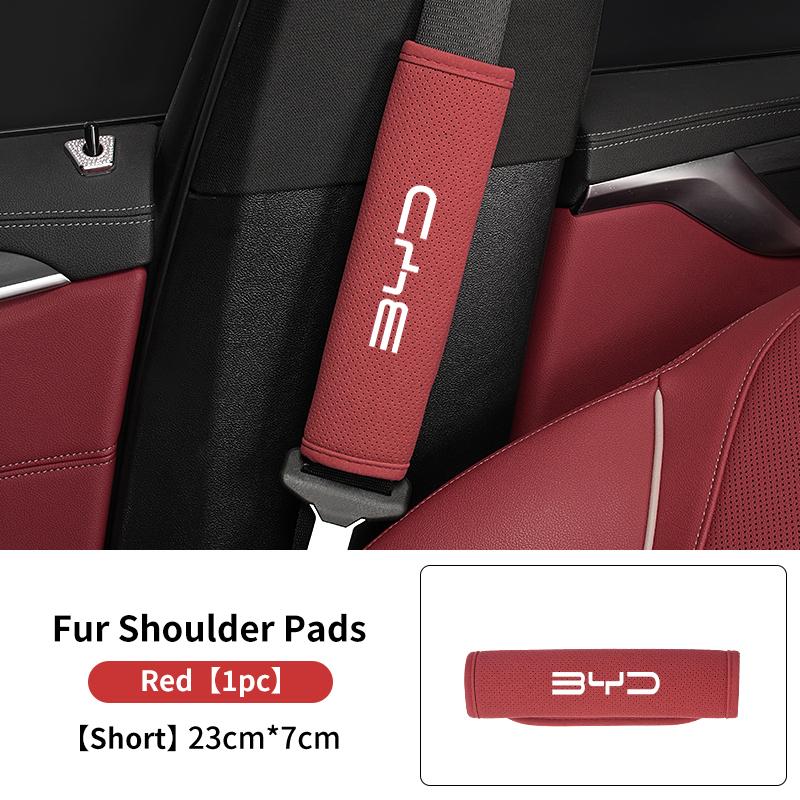 

Car Seat Safety Protector Belt Suede Shoulder Protection Pad For BYD Tang F3 E6 Atto Yuan Plus Song Max F0 G3 I3 Ea1 G6