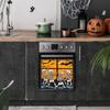 Halloween Sun Setting Skull Bat Celebrations Glass Cabinets Home Stickers Decor
