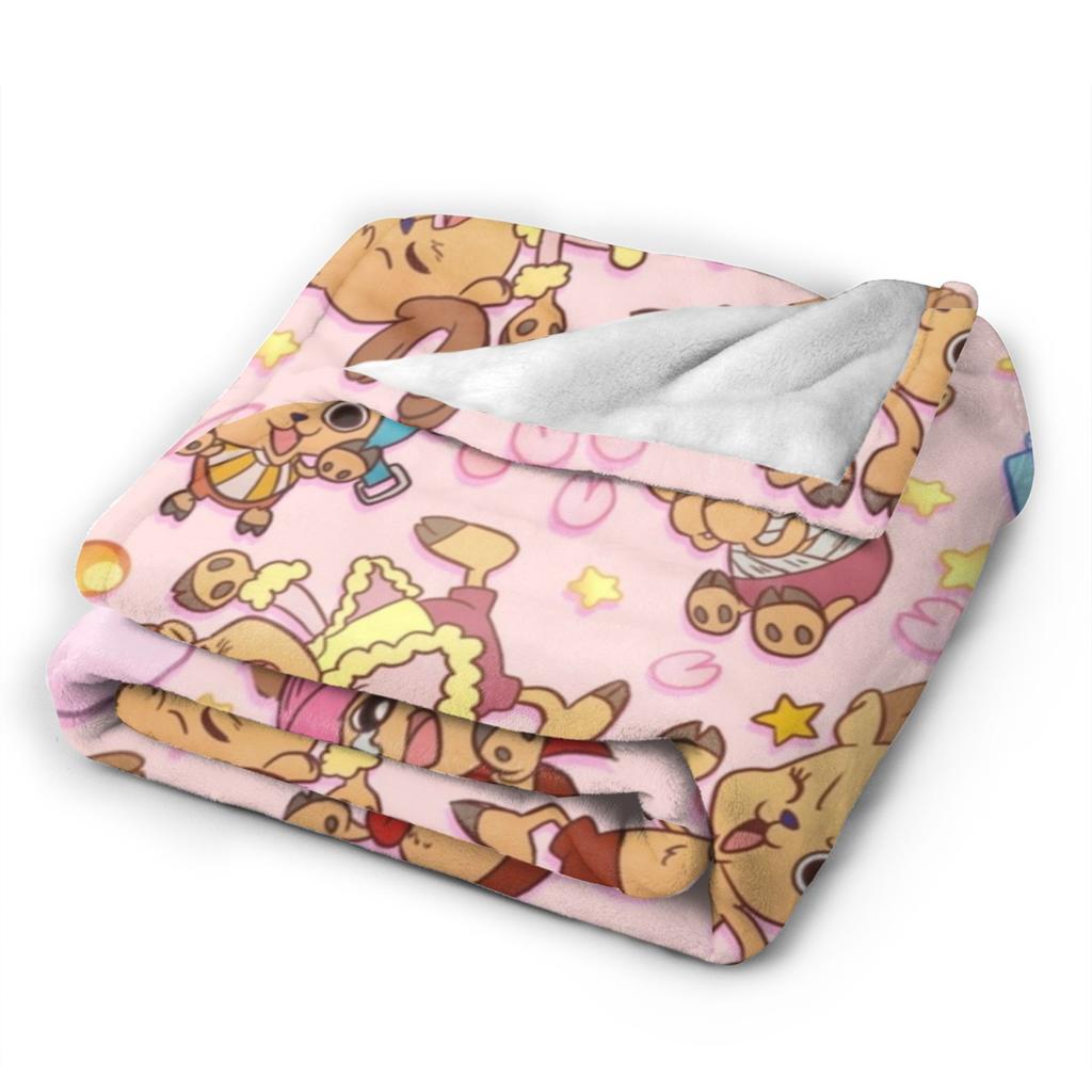 Luffy Anime TONY TONY Chopper! Blanket  Fuzzy Novelty Breathable Throw Blanket for Bedding Lounge All Season,