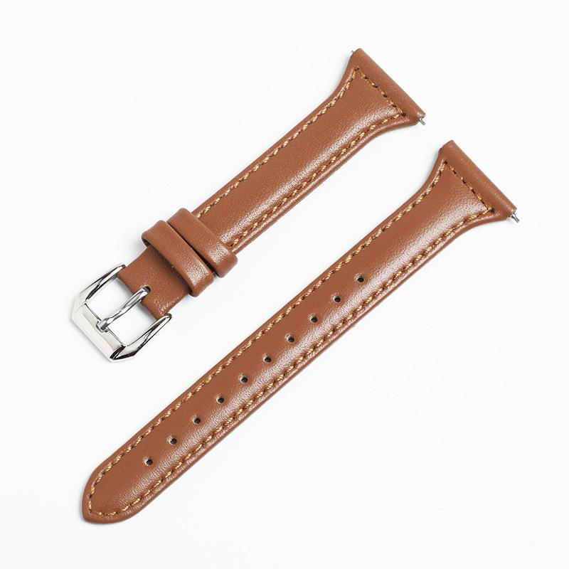 Suitable for Huawei Apple Universal Leather Strap Tide Brand 22mm Leather Strap Small Waist