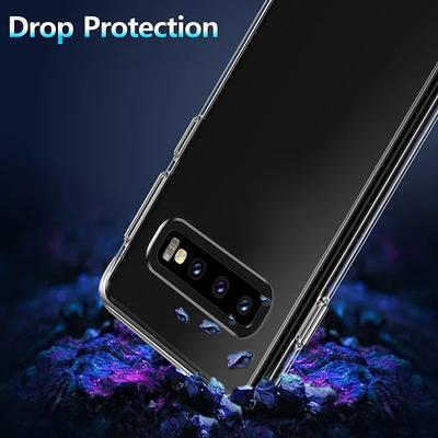 Ultra dünne Silikon-Soft-Hülle für Samsung Galaxy S 10 5G S10 Plus S10E Lite Klare Rückseite Transparente Stoßfeste Schale Hüllen
