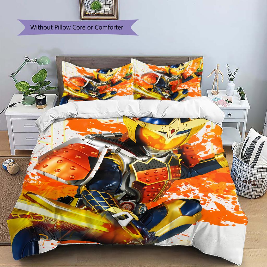 Battle Scene Art Bedding Set, Dynamic Hero Print Bedroom Decor, Fashionable Household Gift.chl