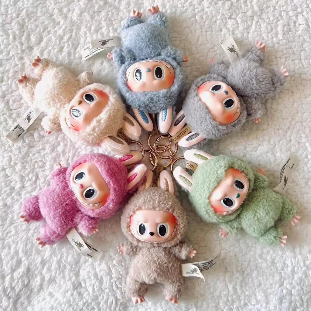 Hot and Popular THE MONSTERS Heartbeat Macaron Rubble Vinyl Face Doll Blind Box Plush Doll Handmade Gift