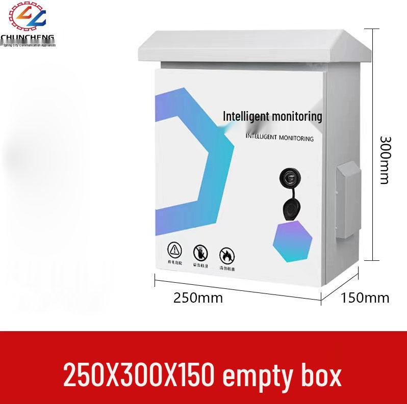 Outdoor Waterproof Surveillance Signal Light Control Box with Pole Mount