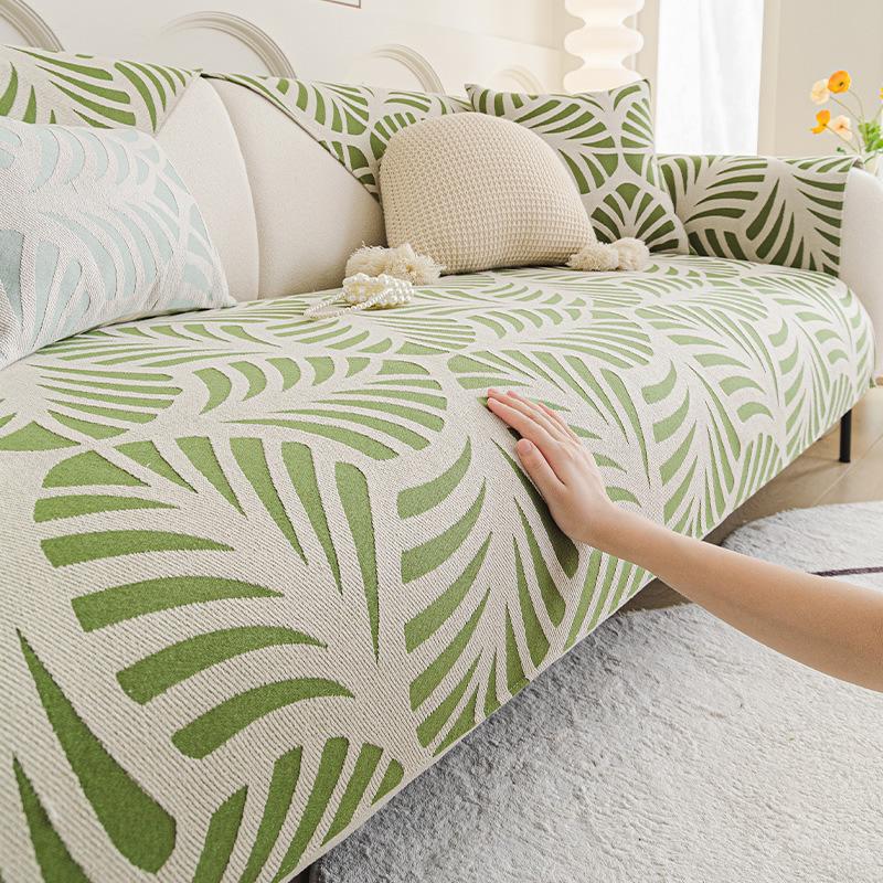 New Four-Season Universal Sofa Cushion Light Luxury High-End Sofa Cover Cloth Non-Slip And Anti-Running Seat Cushion Breathable Sofa Cover
