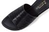 Mule Sandals Made In Japan Office Signature Wedge Sole Black Size M [Akiriko] Approx. 7.5cm