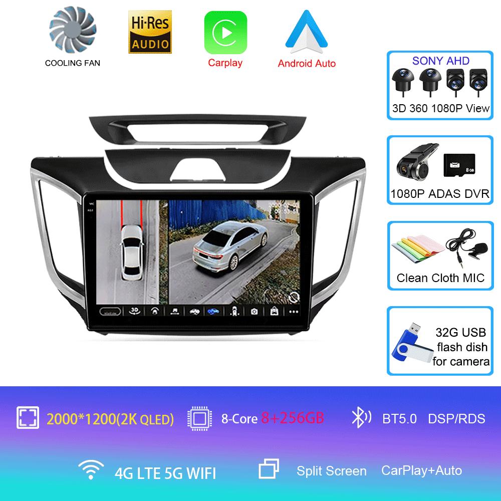 Android 14 Car Radio For Hyundai Creta IX25 2015 - 2019  Multimedia Video Player Navigation stereo GPS  No 2din 2 din dvd