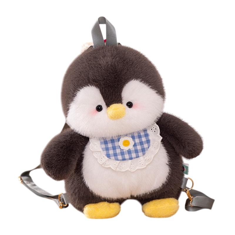 Girlish Heart Penguin Cub Plush Backpack & Crossbody Bag