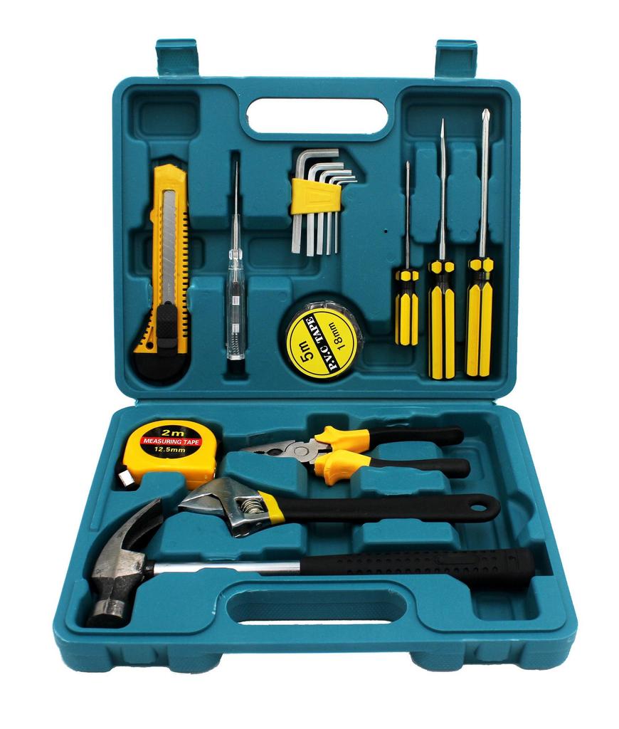 Auto Repair Tool Set: Wrench, Hammer, Screwdriver, Test Pen