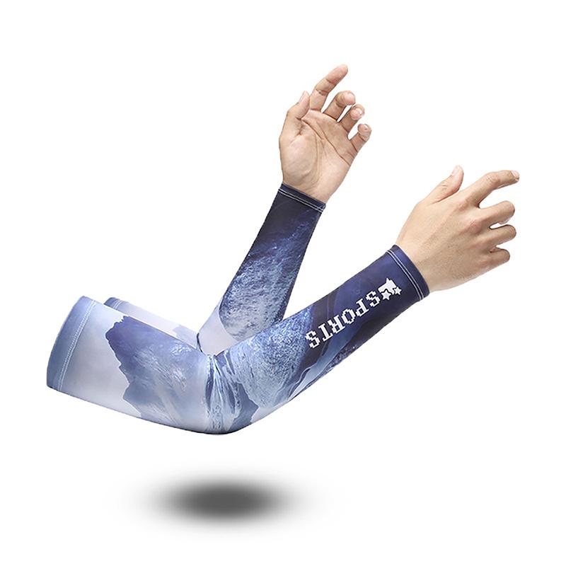 Summer Cooling Sunscreen Arm Sleeves Cover Head Face Neck Tube Scarf Set Sports Fishing Cycling Outdoor Uv Sunshade Collar