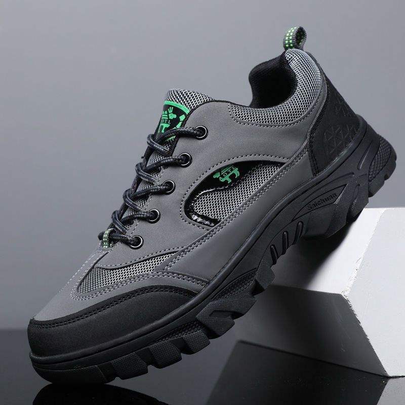 

Мужская обувь спортивная обувь для походов дышащая износостойкая спортивная обувь мужская новая повседневная обувь в стиле пустоши ветрозащитная красивая нескользящая подошва 45