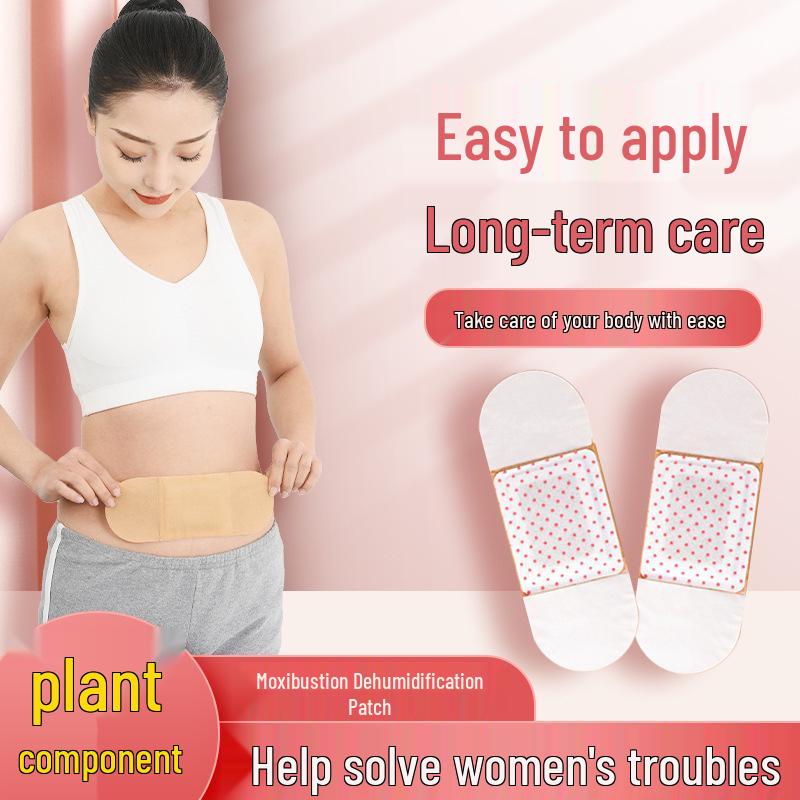 Douyin Moxibustion Self-Heating Patch for Cleansing Dampness - Ideal for Shoulder, Neck, and Lower Abdomen Relief.