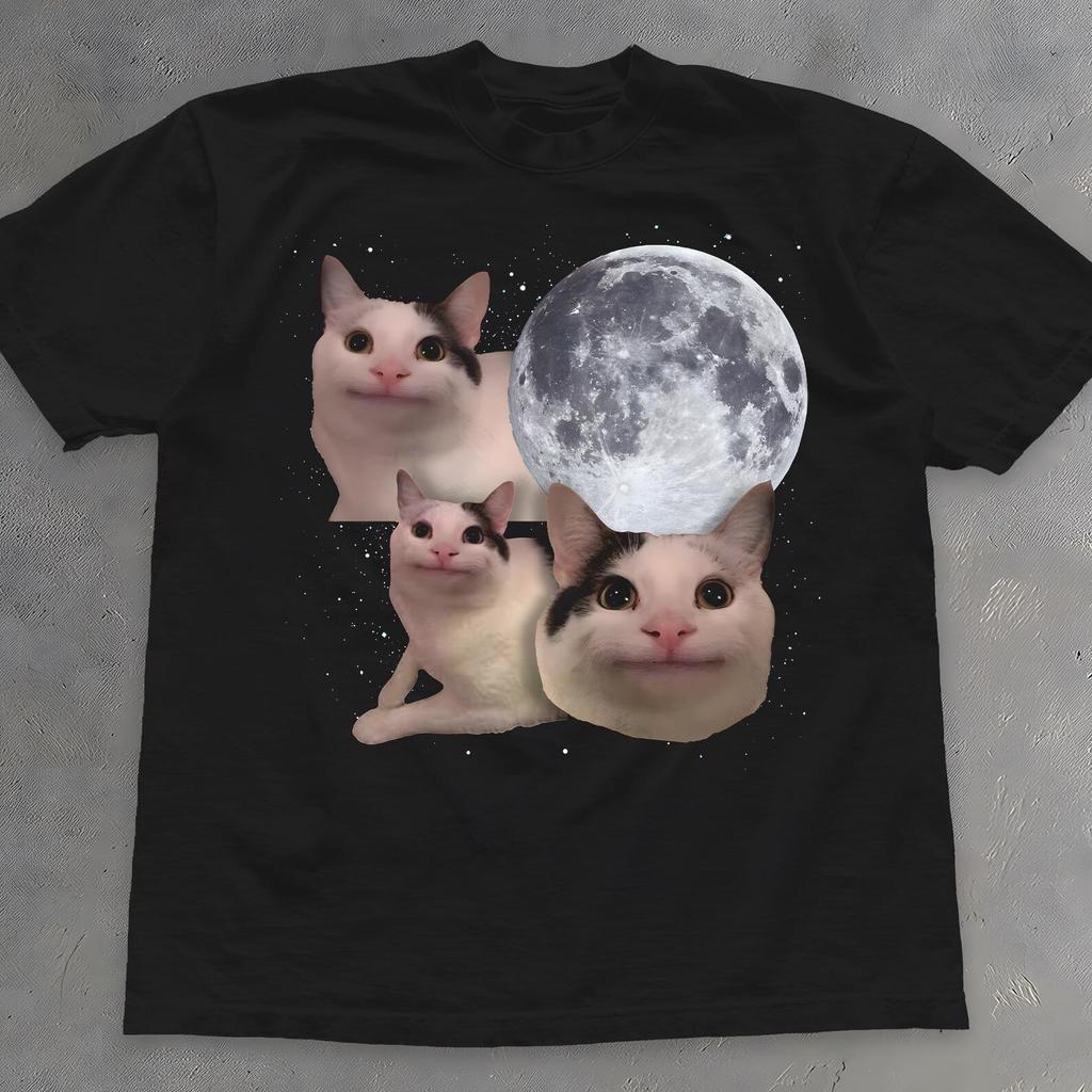 Beluga Cat Meme Shirt: Funny Graphic Tee - Gift for Cat Lovers