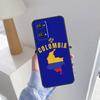 Colombia Flag Football Case For Realme 15 14 11 12 13 Pro Plus C65 C67 C71 C63 C61 C55 C51 C53 C35 C75 GT6 GT7 Pro